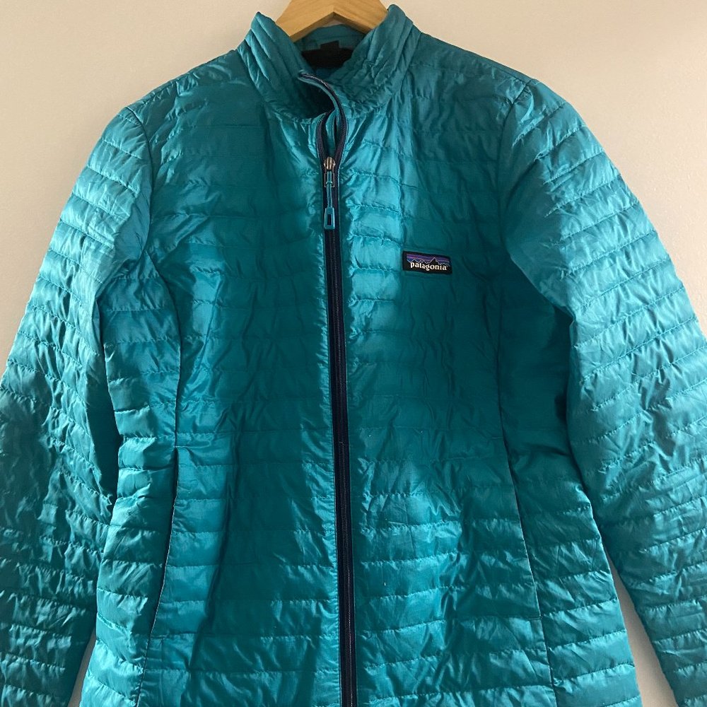 Patagonia Down Sweater Jacket Turquoise Blue